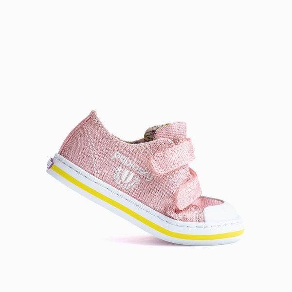 Pablosky Zapatillas De Lona De Bebé Niña Pablosky Rosas Con Cierre Adherente 975370