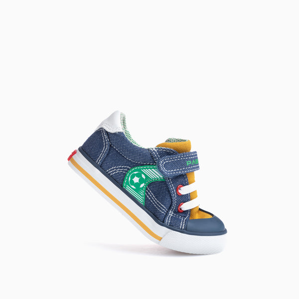 Pablosky Zapatillas De Lona De Bebé Niño Pablosky Azules Con Cierre Adherente 975010