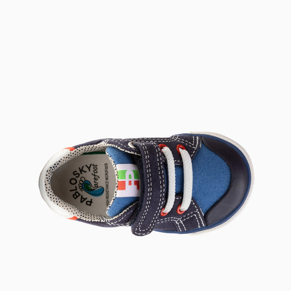 Pablosky Zapatillas De Lona De Bebé Niño Pablosky Color Marino Con Cierre Adherente 980220