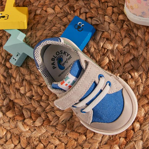 Pablosky Zapatillas De Lona De Bebé Niño Pablosky Color Verde Con Cierre Adherente 980230