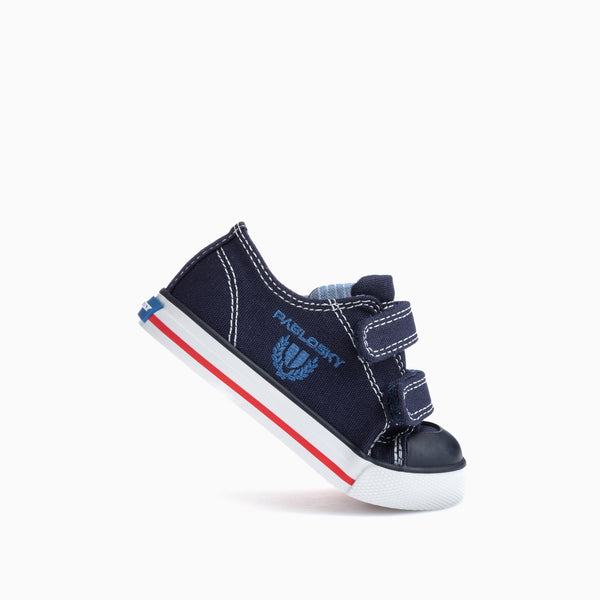 Pablosky Zapatillas De Lona De Bebé Unisex Pablosky Azules Con Cierre Adherente 974920