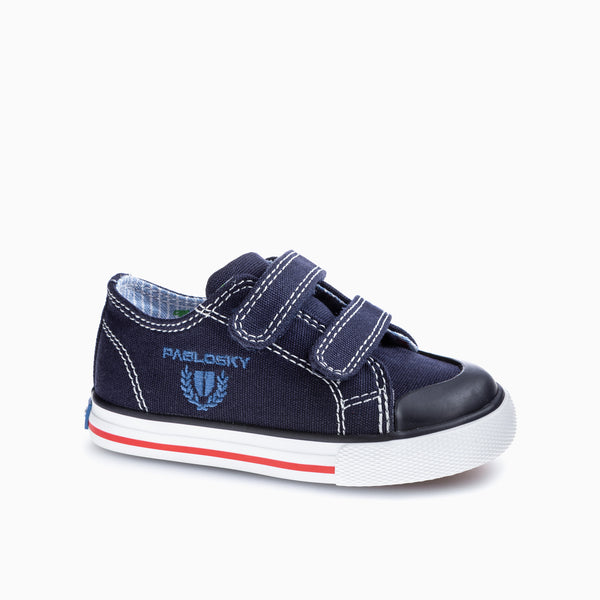 pablosky Zapatillas de Lona de Bebé Unisex Pablosky azules con Cierre Adherente 974920