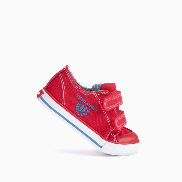 Pablosky Zapatillas De Lona De Bebé Unisex Pablosky Rojas Con Cierre Adherente 974960