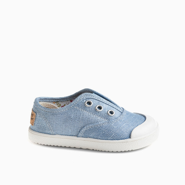 pablosky Zapatillas de Lona de Niña Pablosky color Azul con Elástico 979710
