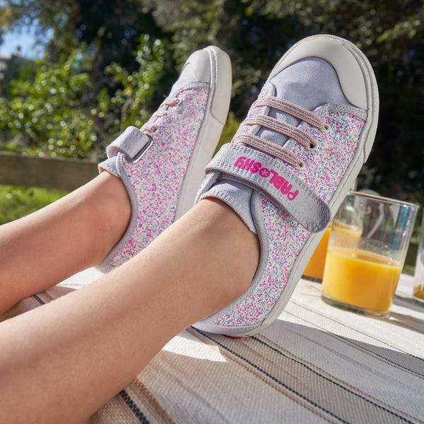 Pablosky Zapatillas De Lona De Niña Pablosky Color Lila Con Cierre Adherente 981470