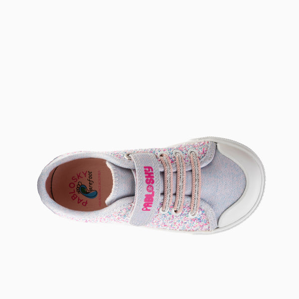 Pablosky Zapatillas De Lona De Niña Pablosky Color Lila Con Cierre Adherente 981470