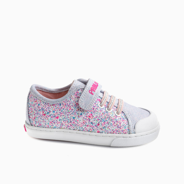 pablosky Zapatillas de Lona de Niña Pablosky color Lila con Cierre Adherente 981470