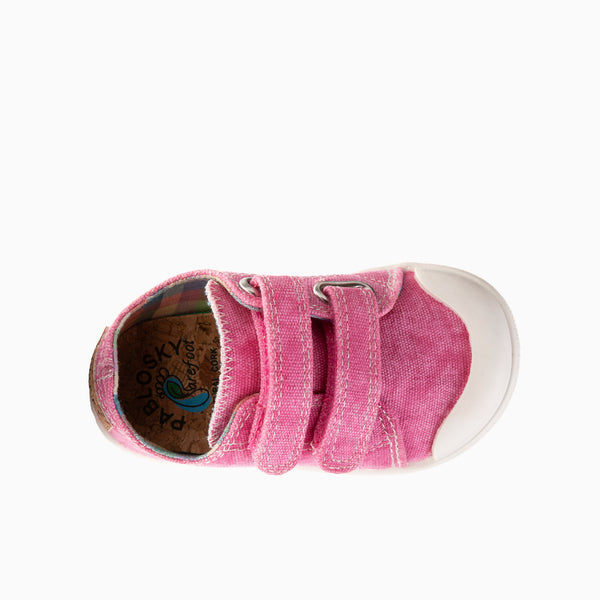 Pablosky Zapatillas De Lona De Niña Pablosky Color Rosa Con Cierre Adherente 980170