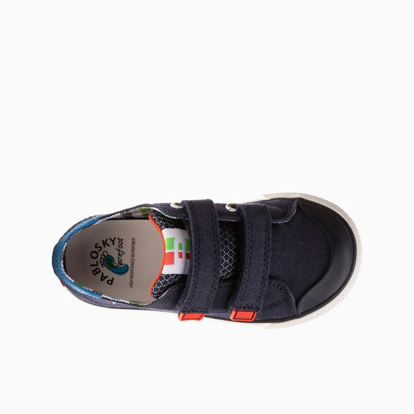 Pablosky Zapatillas De Lona De Niño Pablosky Color Marino Con Cierre Adherente 980920