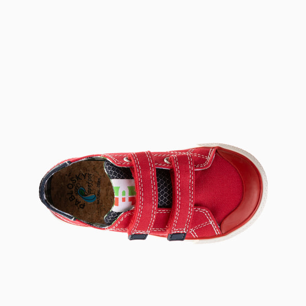 Pablosky Zapatillas De Lona De Niño Pablosky Color Rojo Con Cierre Adherente 980960