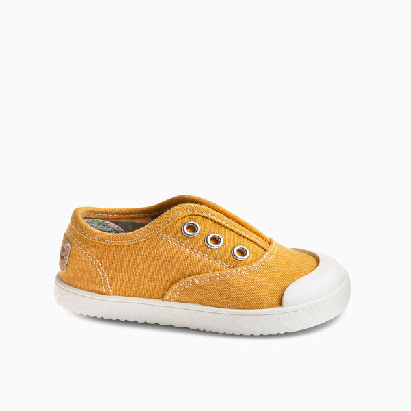 pablosky Zapatillas de Lona Unisex Pablosky color Amarillo con Elástico 979880