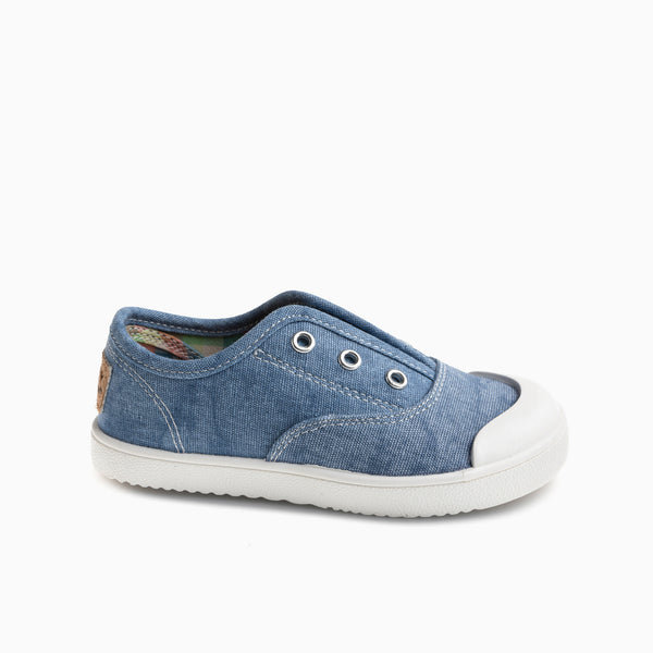 pablosky Zapatillas de Lona Unisex Pablosky color Azul con Elástico 979810