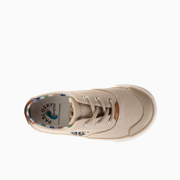 Pablosky Zapatillas De Lona Unisex Pablosky Color Beige Con Cordones 980830