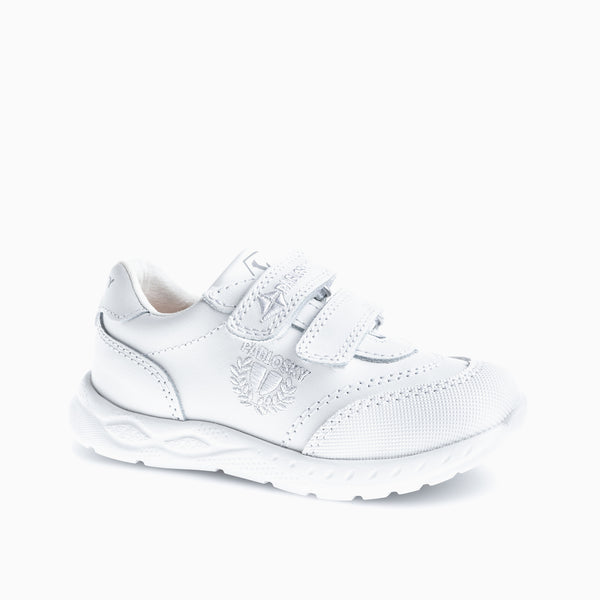 pablosky Zapatillas deportivas de niño Pablosky 296900s de piel color blanco