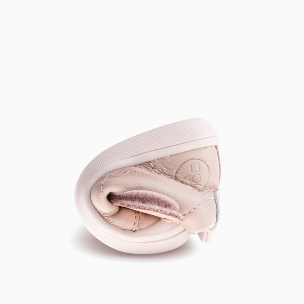 Pablosky Zapatos Casual De Bebé Niña Pablosky Color Rosa De Piel Con Cierre Adherente 044472