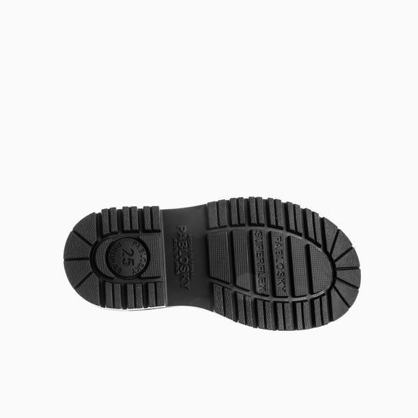 Pablosky Zapatos Casual De Niña Pablosky Color Azul De Piel Con Cordones 356529