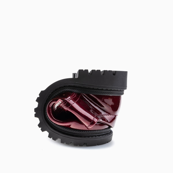 Pablosky Zapatos Casual De Niña Pablosky Color Rojo De Piel Con Cordones 356569