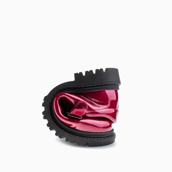 Pablosky Zapatos Casual De Niña Pablosky Color Rojo De Piel Con Hebilla 356177