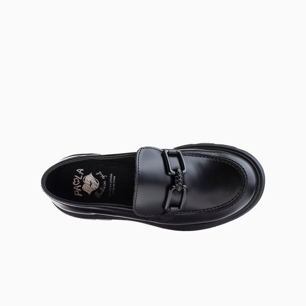 Pablosky Zapatos Casual De Niña Paola Color Negro De Piel 873111