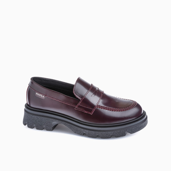 pablosky Zapatos Casual de Niña Paola color Rojo de Piel 872761