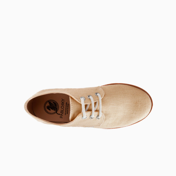 Pablosky Zapatos Casual De Niño Pablosky Beige Con Cordones 729731