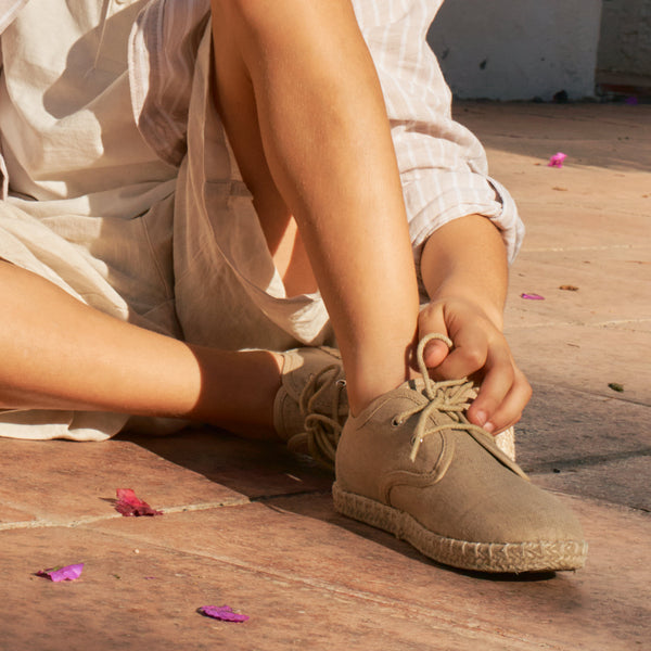 Pablosky Zapatos Casual De Niño Pablosky Color Beige Con Cordones 610131