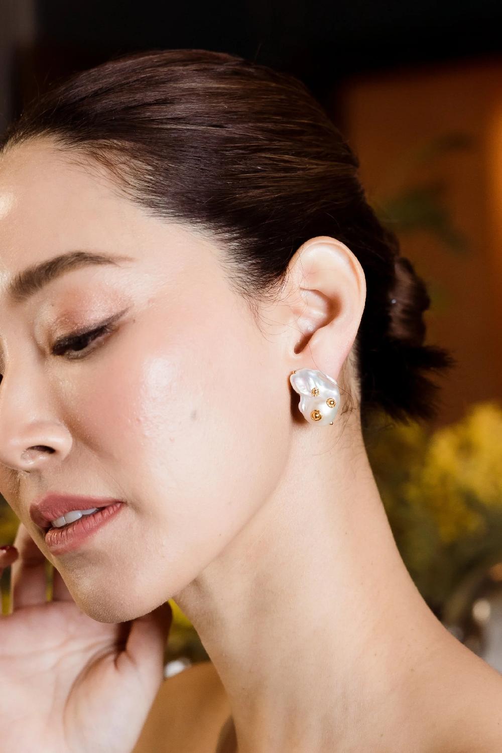 Pacharee Dotted Jahn Earrings - Limited 5 Yrs Archive