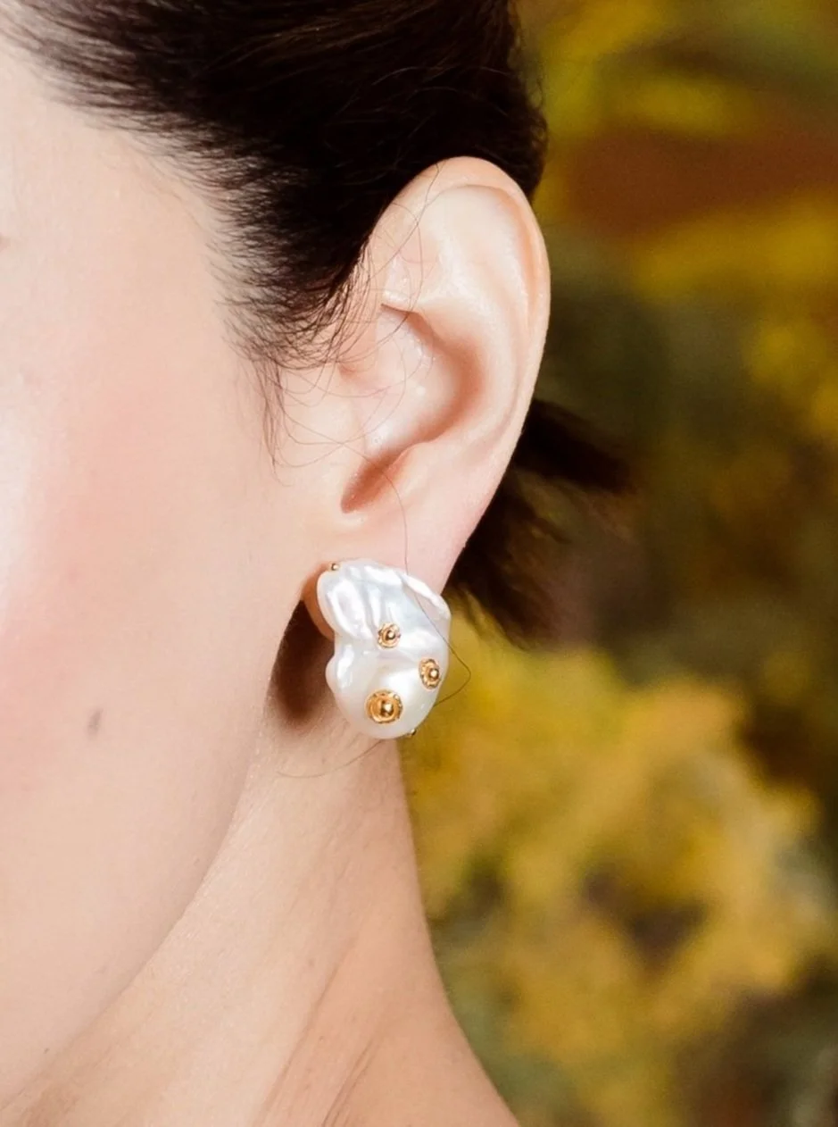 Pacharee Dotted Jahn Earrings - Limited 5 Yrs Archive