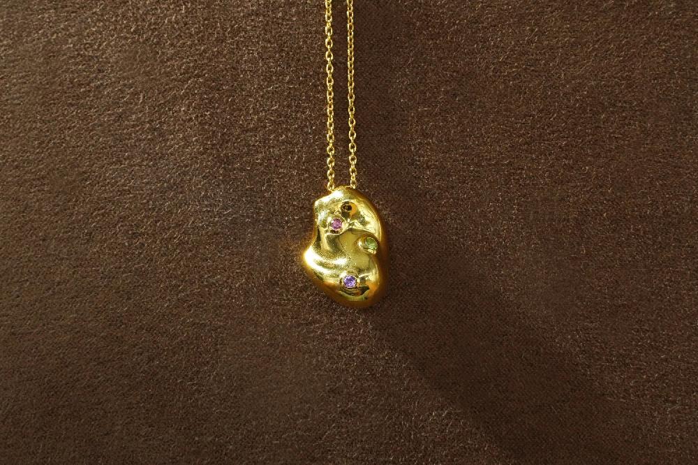pacharee Golden Jahn Chain Necklace