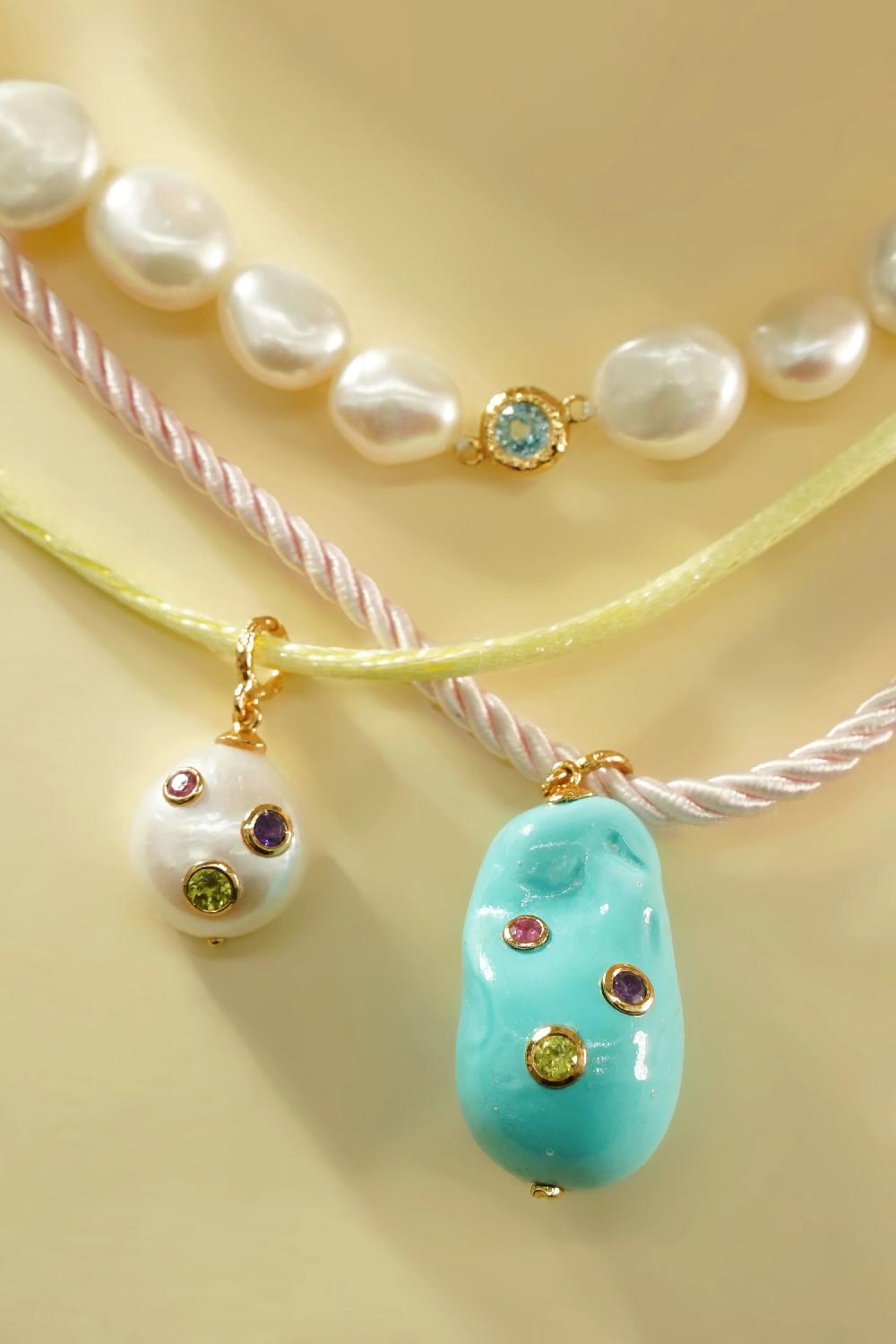 Pacharee Jahn Ceram Woven Necklace