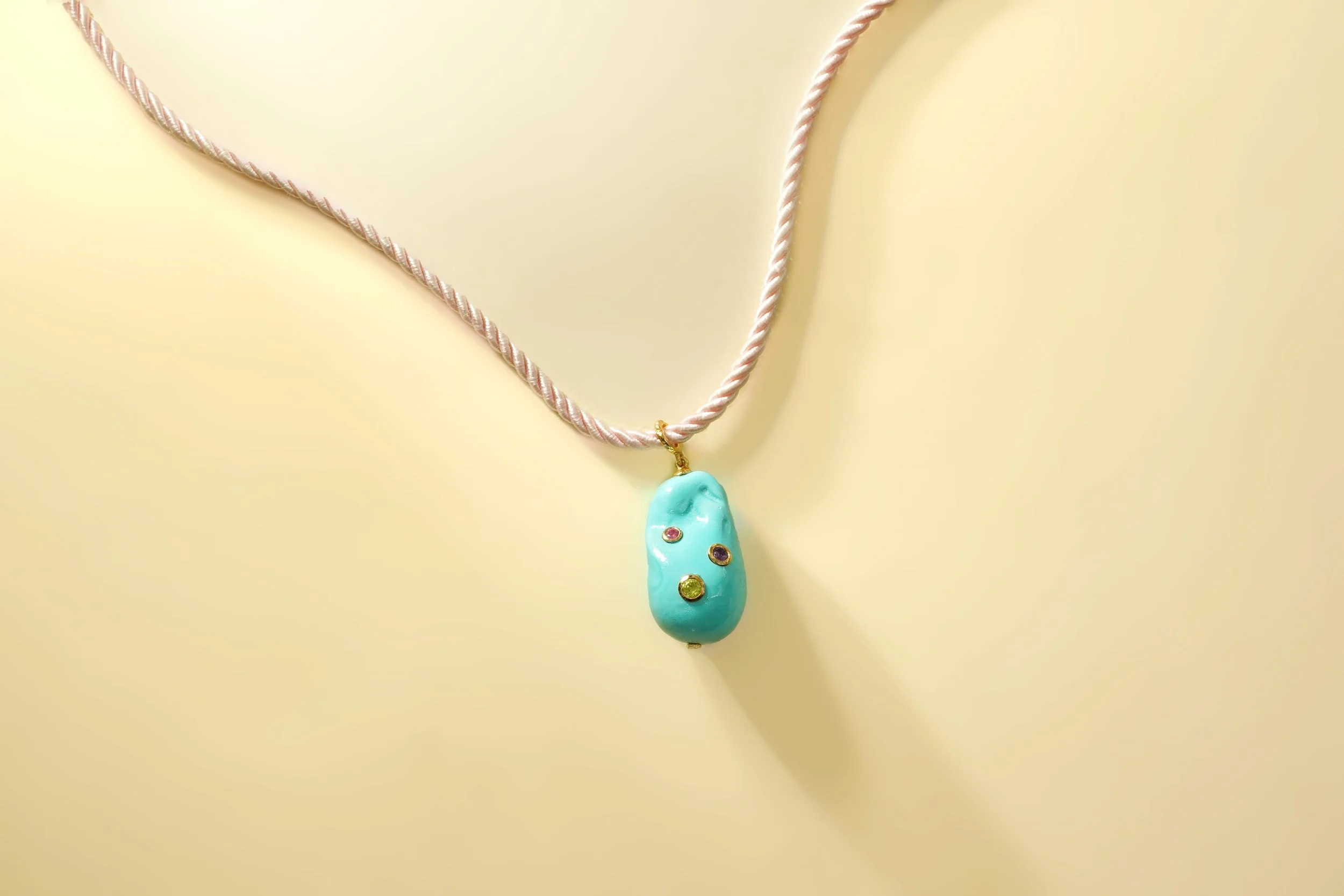 pacharee Jahn Ceram Woven Necklace