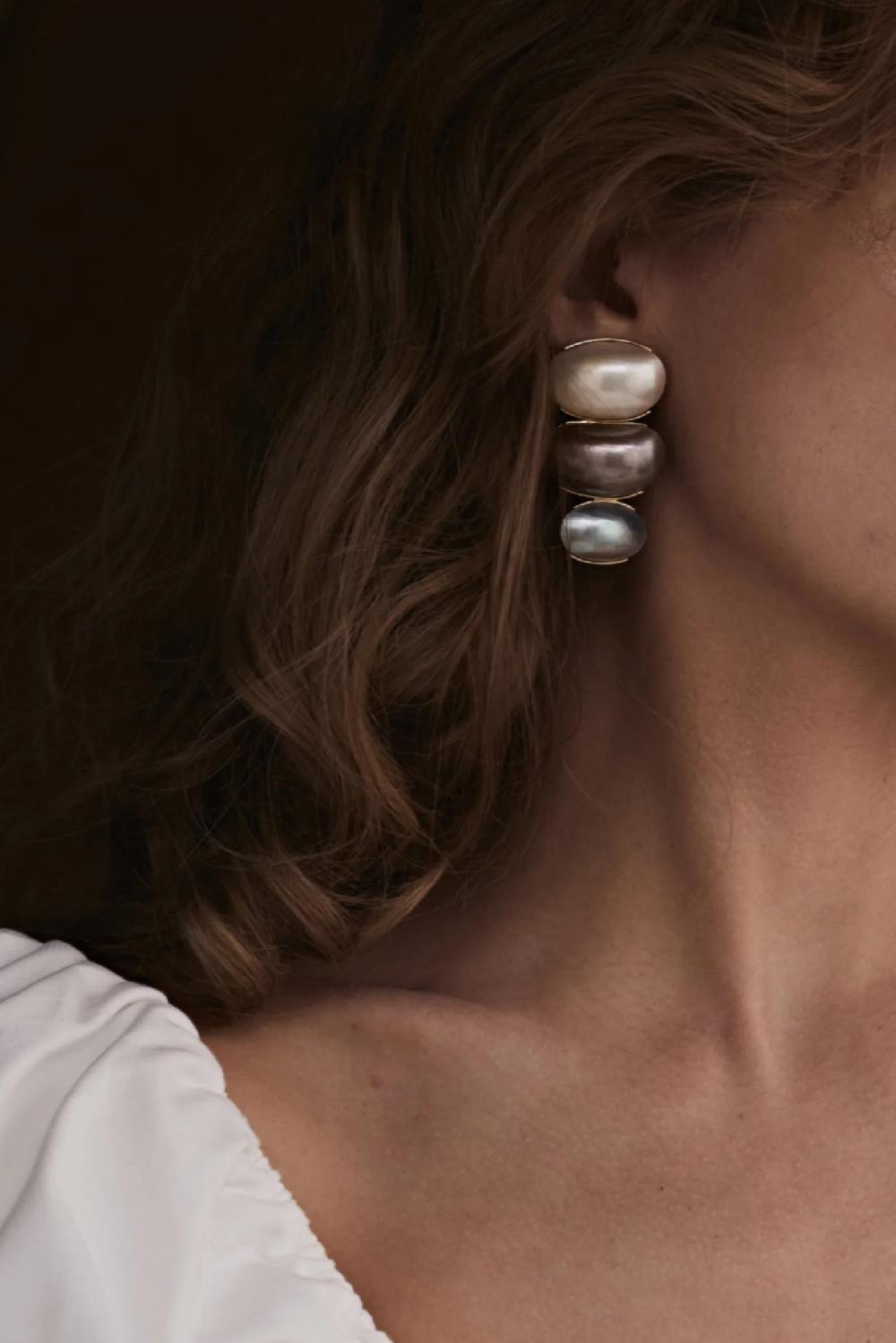 Pacharee Mabe Trio Earrings