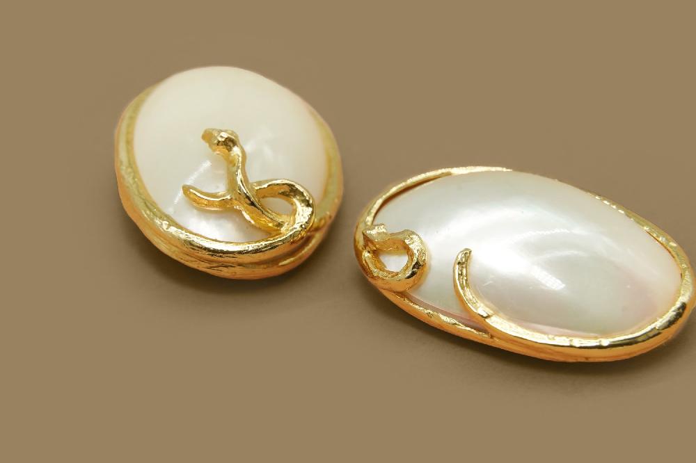 Pacharee Naga Oval Earrings