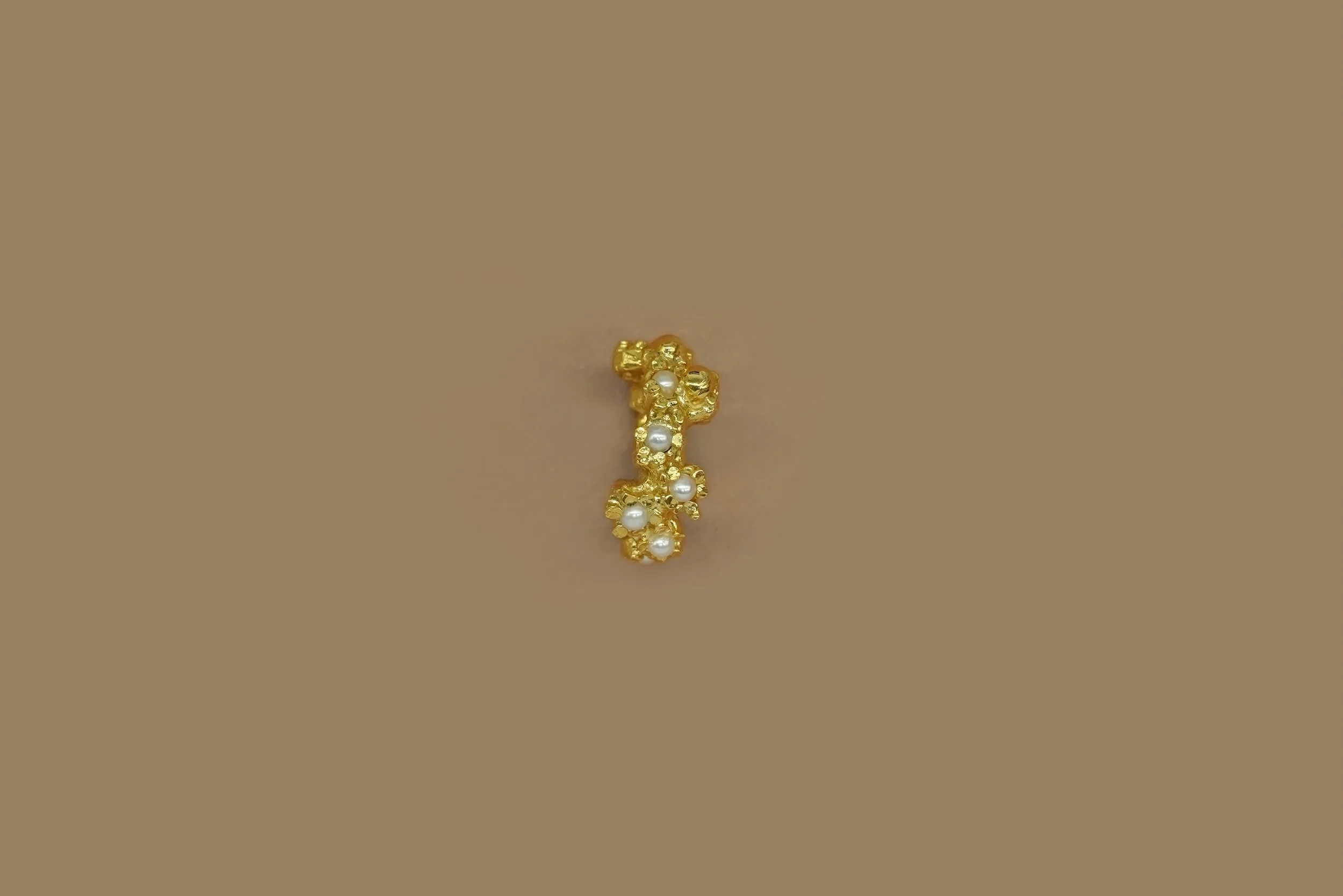 Pacharee Pearl Floret Cluster Ear Cuff