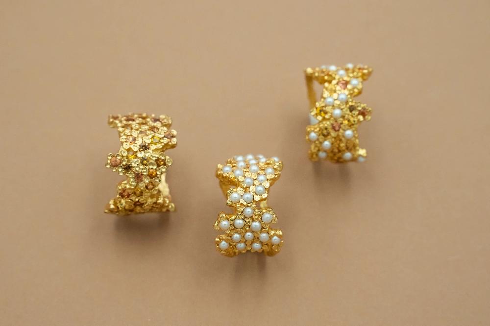 Pacharee Pearl Floret Cluster Ring