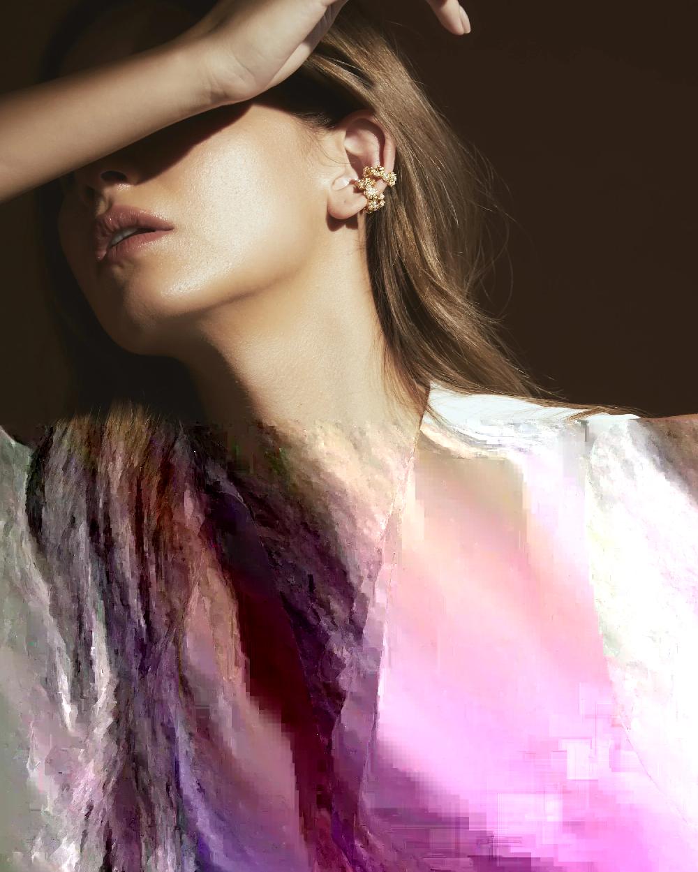 Pacharee Pearl Floret Key To My Heart Necklace