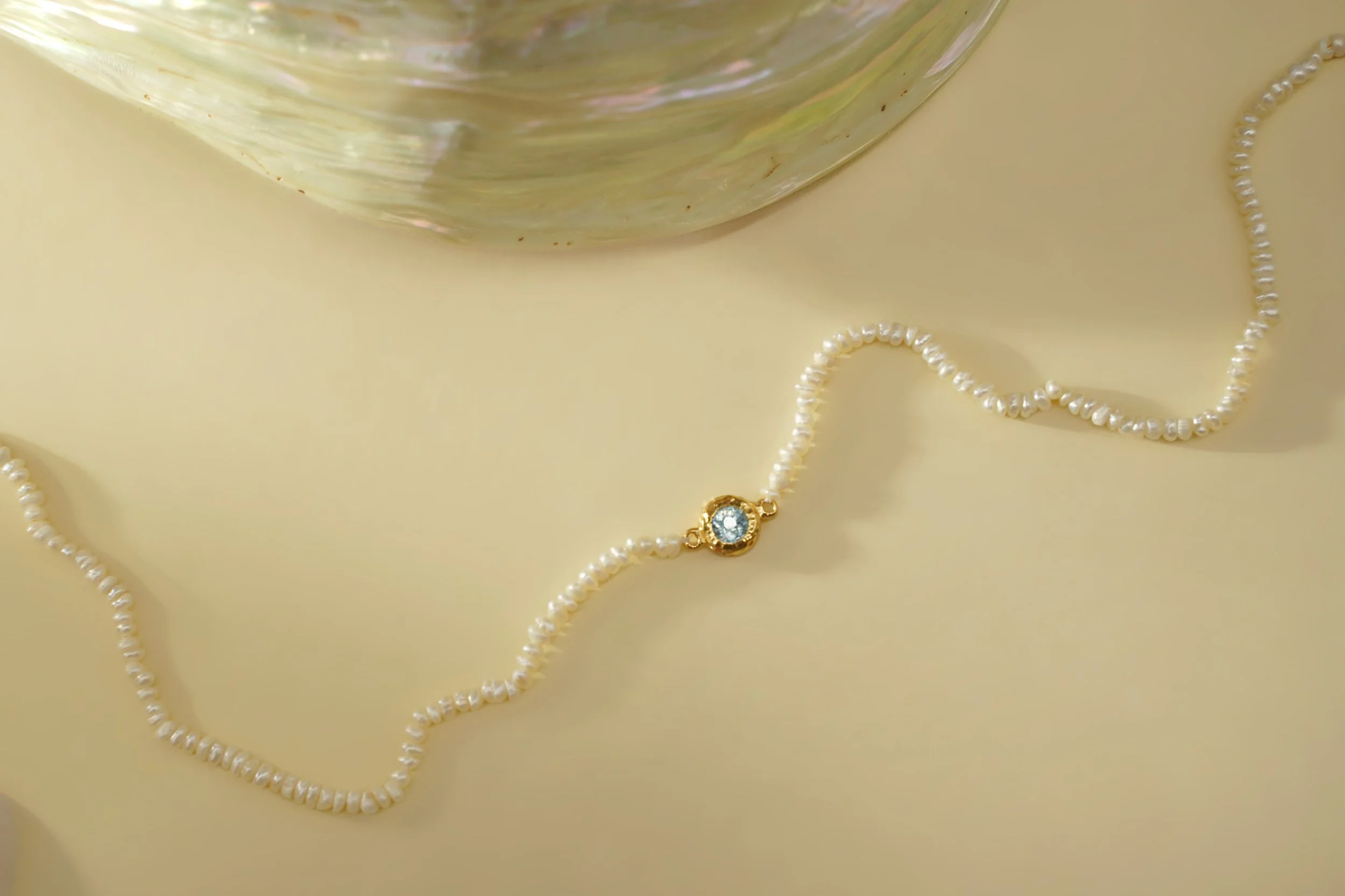 pacharee Petite Pearl & Gems Necklace