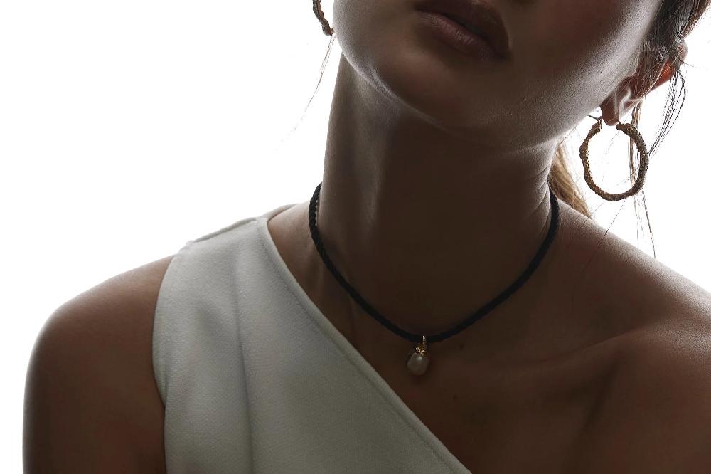 Pacharee Prado Pearl Woven Necklace