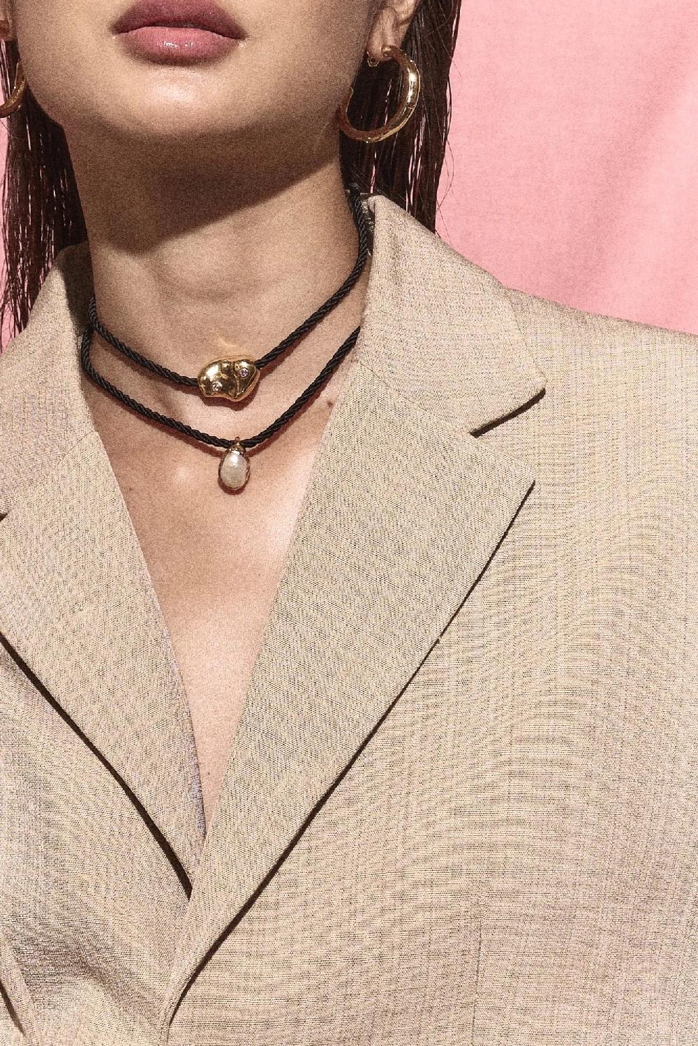 pacharee Prado Pearl Woven Necklace