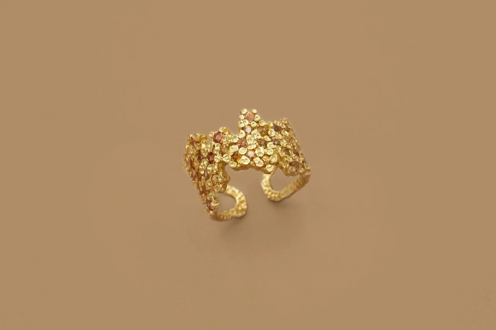 Pacharee Sapphire Floret Cluster Ring