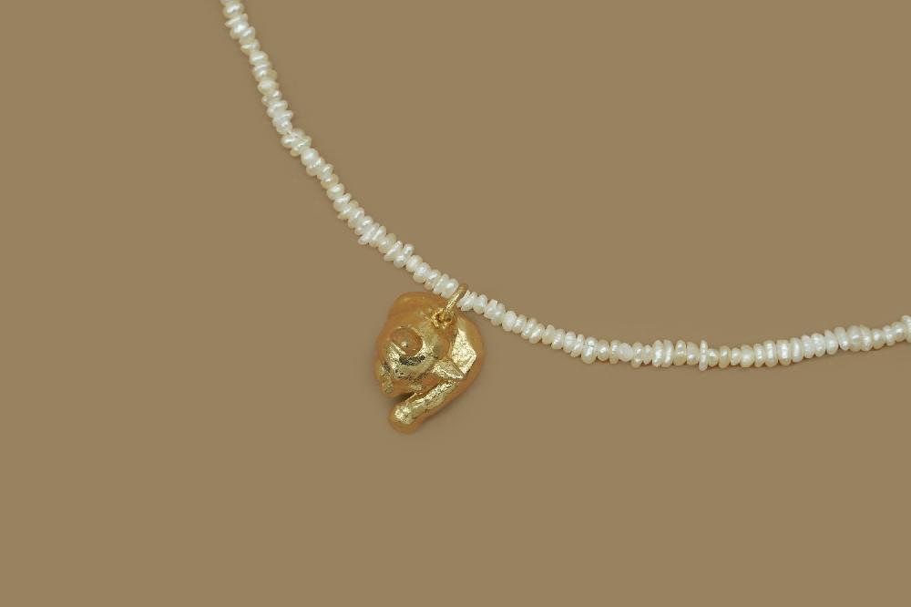 Pacharee Spirit Animal Pearl Necklace