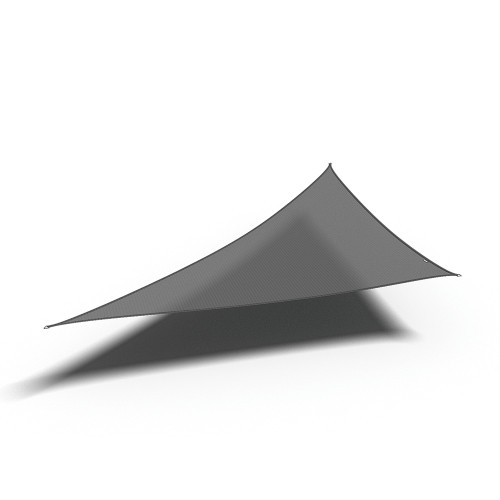 pacific lifestyle 4m 90 Degree Triangle Shade Sail Grey