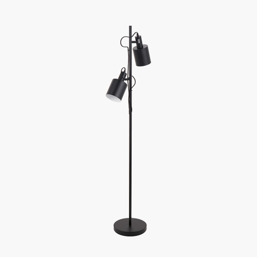 Pacific Lifestyle Aaron Black Metal Task Floor Lamp