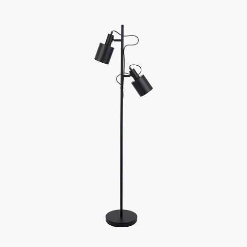 pacific lifestyle Aaron Black Metal Task Floor Lamp