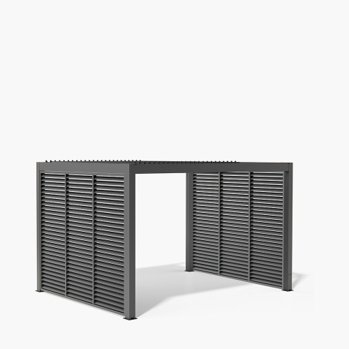 Pacific Lifestyle Abierto Full Electric 3m X 4m Inc LED Complete With 2 X 3m Fixed Louvre Panels Delivery And Installation