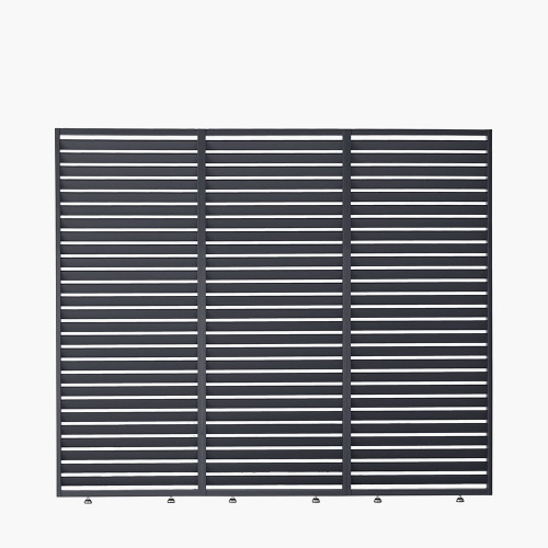 Pacific Lifestyle Abierto Full Electric 3m X 4m Inc LED Complete With 2 X 3m Fixed Louvre Panels & 1 X 4m Electric Blind Delivery And Installation