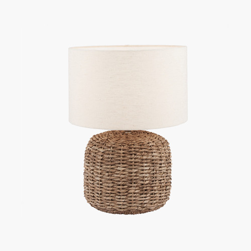 Pacific Lifestyle Acer Natural Woven Small Table Lamp