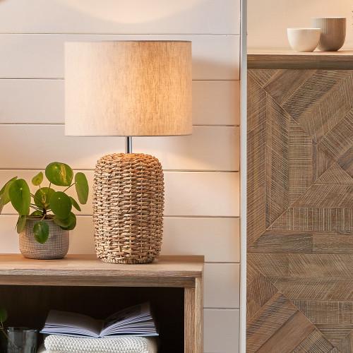 Pacific Lifestyle Acer Natural Woven Tall Table Lamp