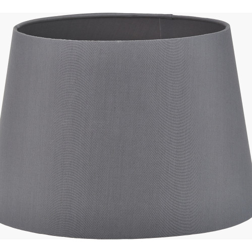 Pacific Lifestyle Adelaide 20cm Steel Grey Tapered Cotton Mix Lampshade
