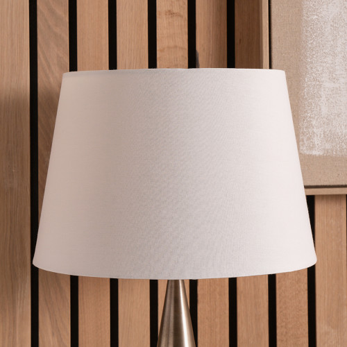 Pacific Lifestyle Adelaide 25cm Ivory Tapered Cotton Mix Lampshade